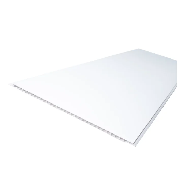 CIELO RASO PVC BLANCO MATE 4,75m*0.30m 8mm