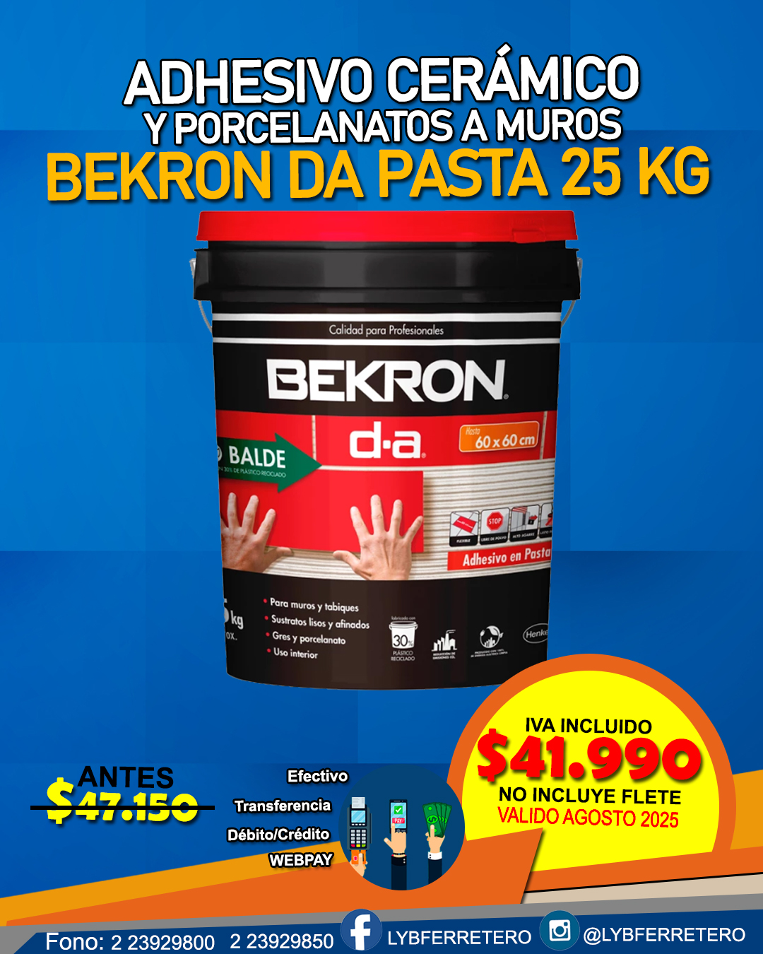 Bekron DA Pasta Tineta 25Kg 