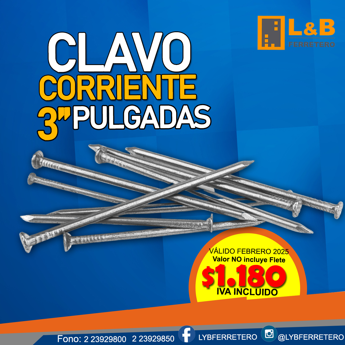 Clavo Corriente 3