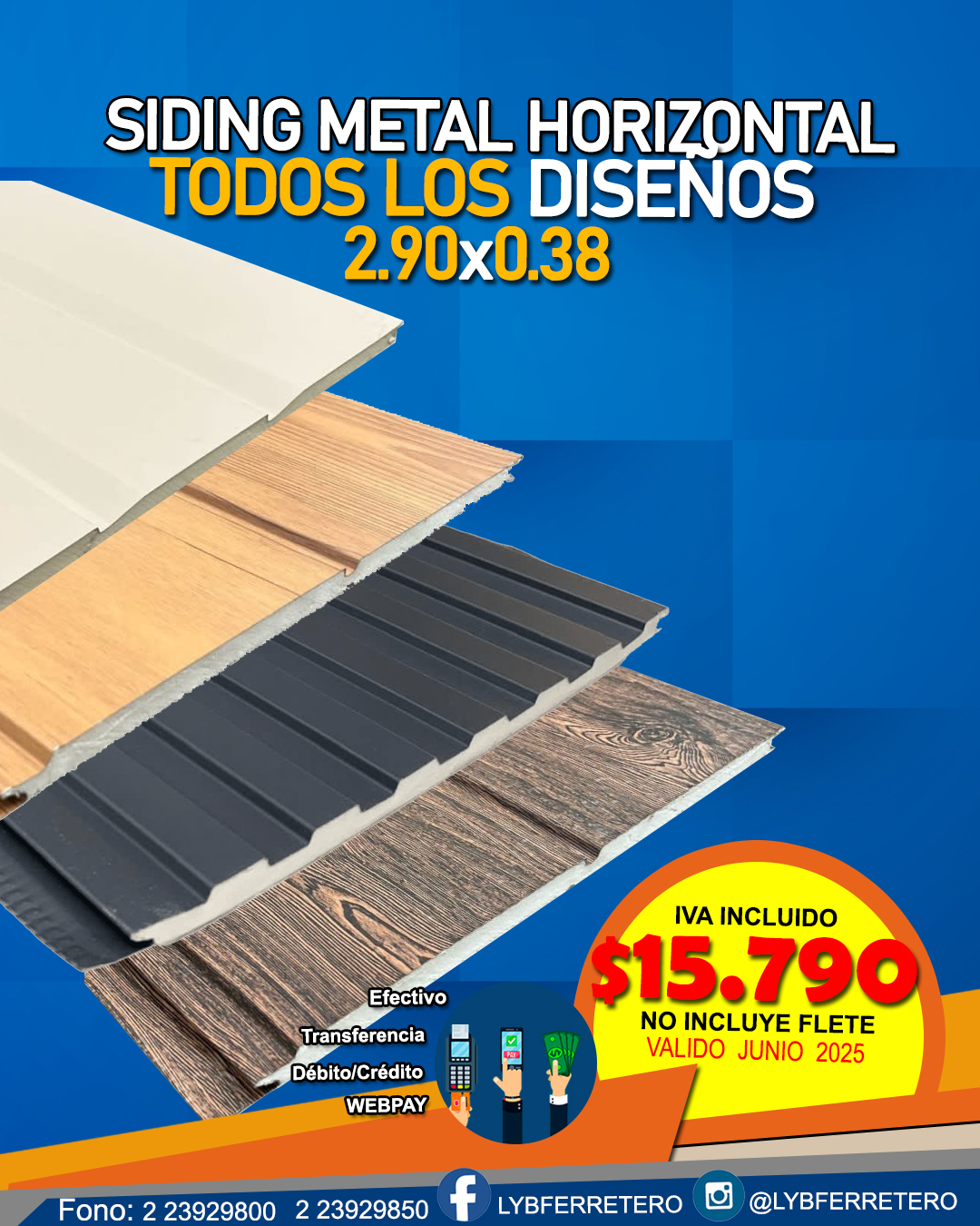 Siding Metal Horizontal Madera Wenge MW-G1
