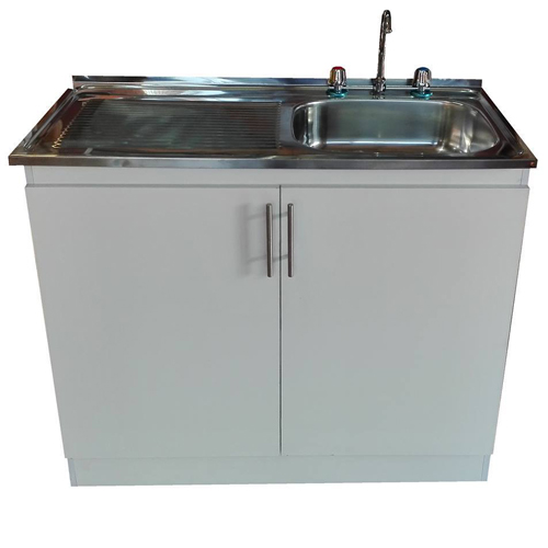 Mueble lavaplatos 2 Puertas Blanco 100 X 50 X 83 cm 