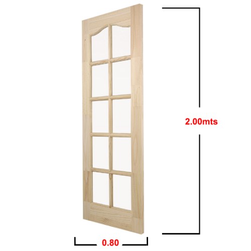 Puerta-Pino-Radiata-Mrador-Con-Vidrio-Templado-080x200-MEDIDAS