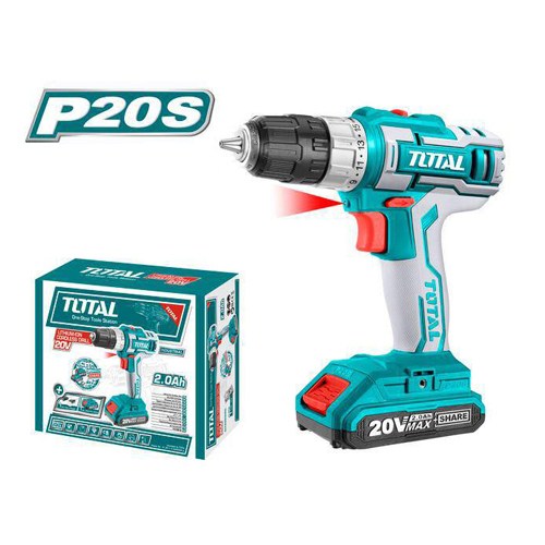 Taladro inalambrico marca total 20V 10mm