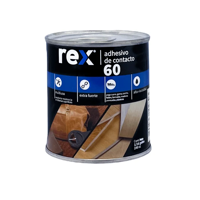 ADHESIVO CONTACTO REX  60 1/16 GL 240CC