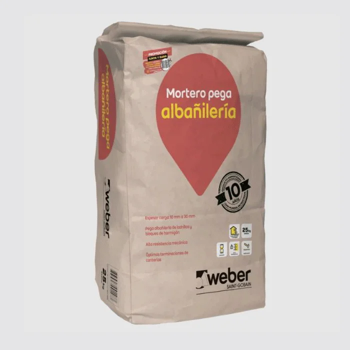 MORTERO PEGA ALBANILERIA 25KG WEBER