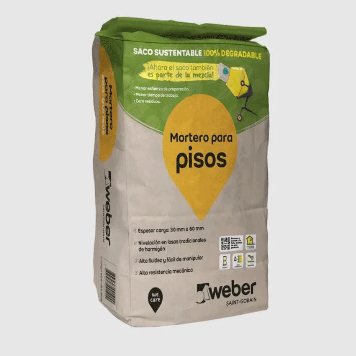 MORTERO PISO 25KG WEBER