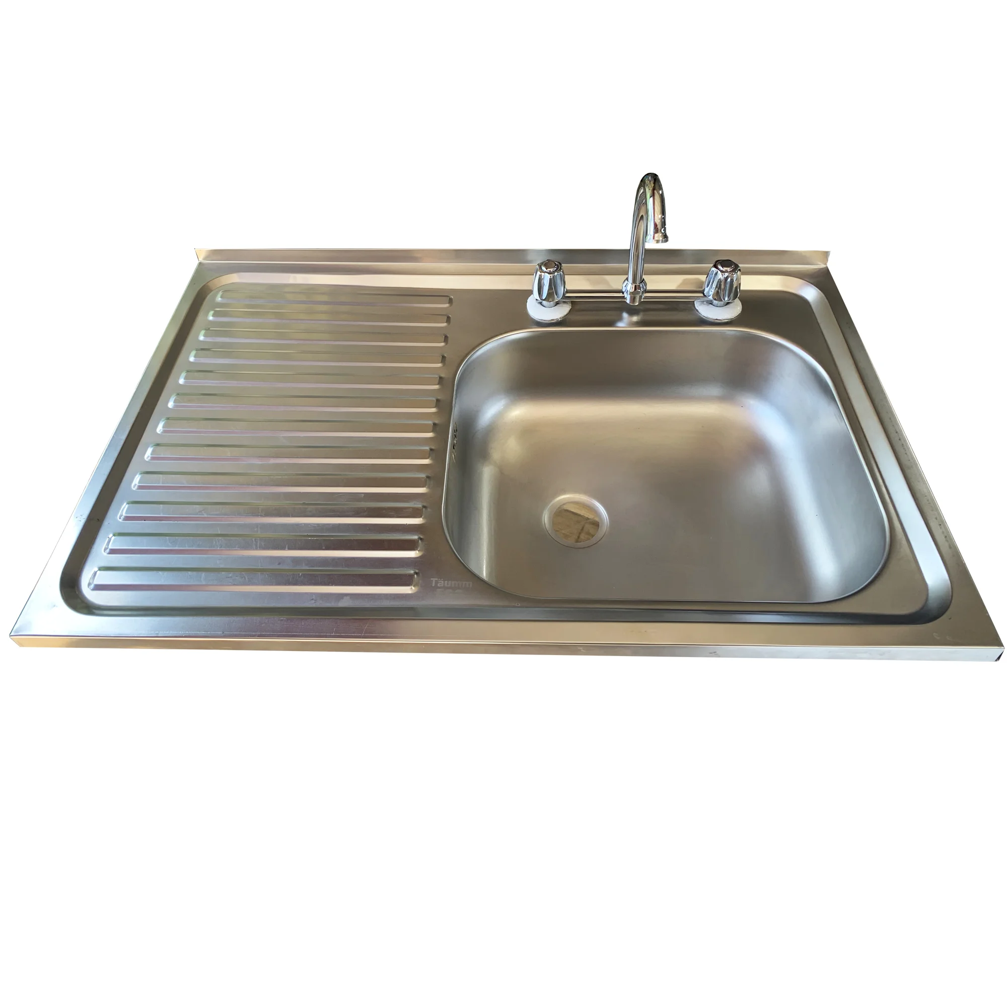 Cubierta Lavaplatos acero inox 0,80mt Derecho