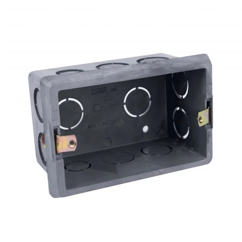 Caja Embutida Rectangular PVC Económica 5/8
