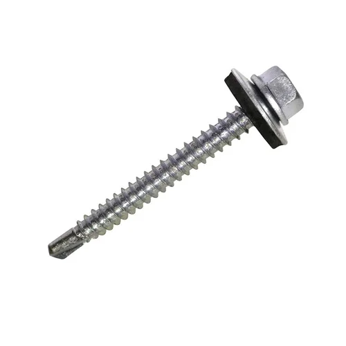 Tornillo Hexagonal Autoperforante C/Golilla 12*1 1/2 Caja 100U