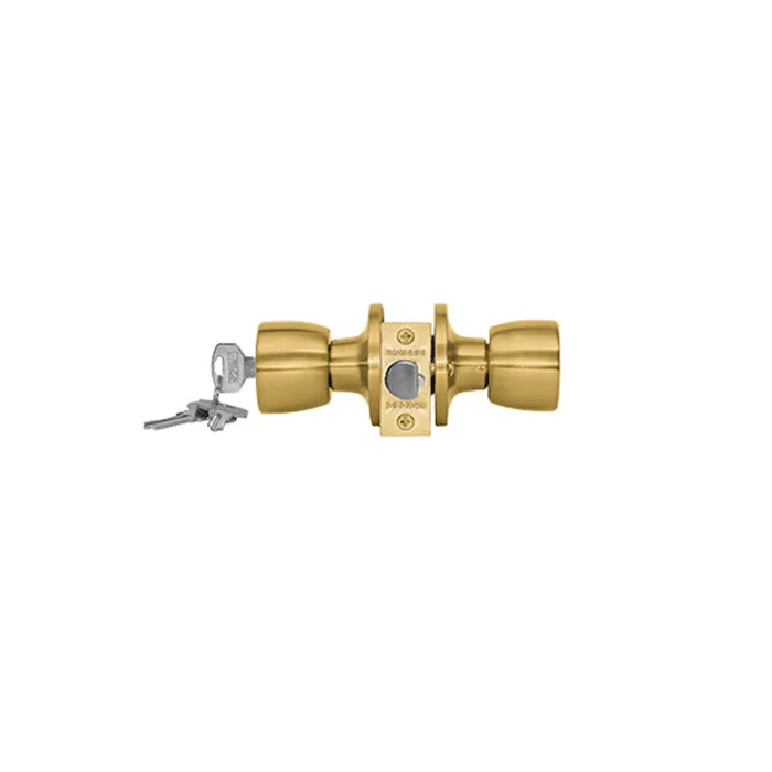 Cerradura Acceso Tubular 615 TULIPA Bronce Satinado SAFER