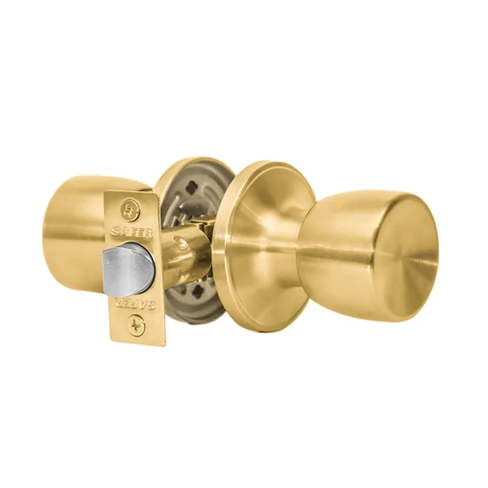 Cerradura Tubular POMO 615 SAFER  Bronce Satinado PASO BL