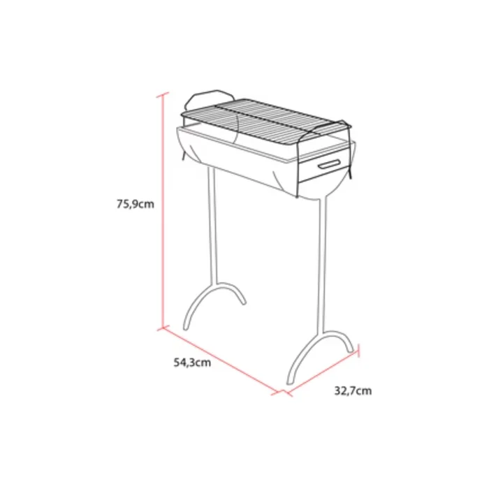 PARRILLA CRIOLLA 54,3x75,9x32,7