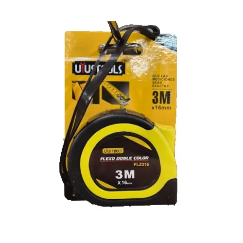 Huincha Flexo Doble Color 3mx16mm UYUSTOOLS