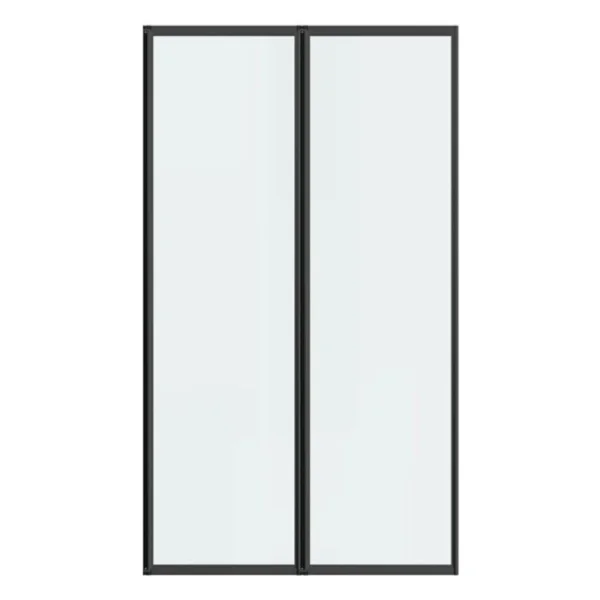 Mampara Ajustable 120-130CM Marco NEGRO