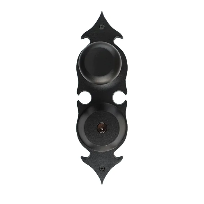 KIT CERRADURA COLONIAL ACCESO 1810 +3 BISAGRAS Y TOPE