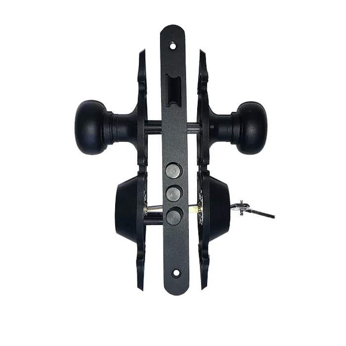 KIT CERRADURA COLONIAL ACCESO 1810 +3 BISAGRAS Y TOPE